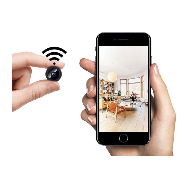 1080p Wlan-spionagekamera Mini-überwachungskamera Für Den Innen- Und Außenbereich Mit Verstecktem Mikrofon Und Aufnahmefunktion