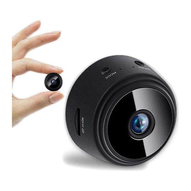 Mini-spionagekamera Mit Wlan, 1080p Hd-auflösung, Nachtsichtfunktion, Dvr-funktion, Diskreter Mikro-camcorder Für Die Heimsicherheit