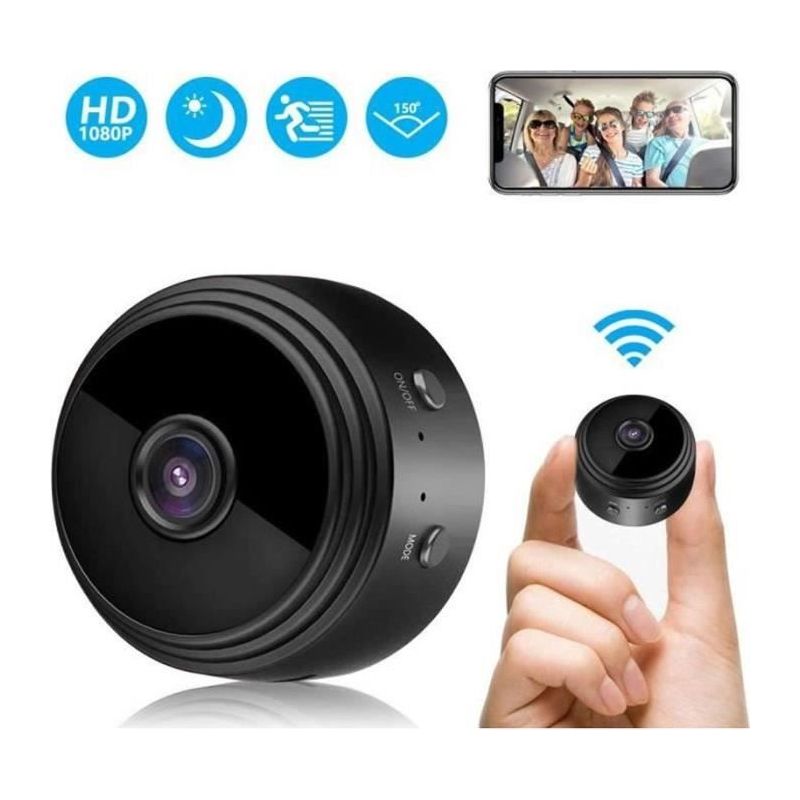 Mini-spionagekamera, Ferngesteuerte Sicherheitskamera, Hd 1080p Dvr, Drahtlose Wlan-ip-kamera