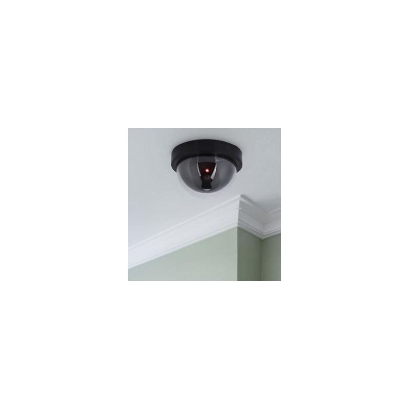 Attrappe Einer Überwachungskamera – Led – Wasserdicht – Einfache Installation – Schwarzes Abs