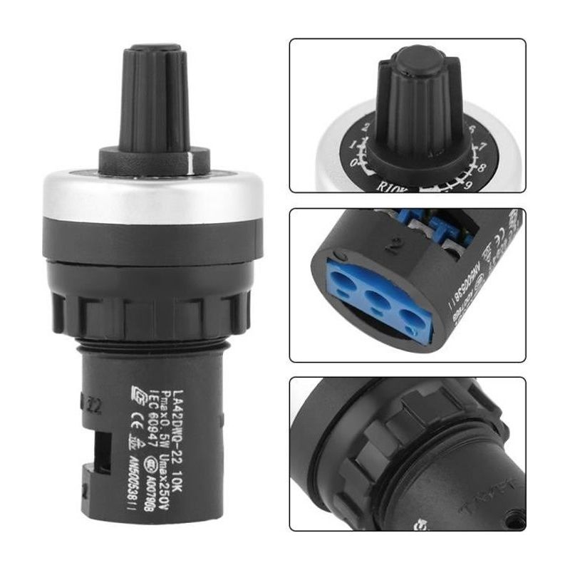 10k-potentiometer – Vsd – Vfd – Schalttafeleinbau – Drehverstellung – Hohe Qualität