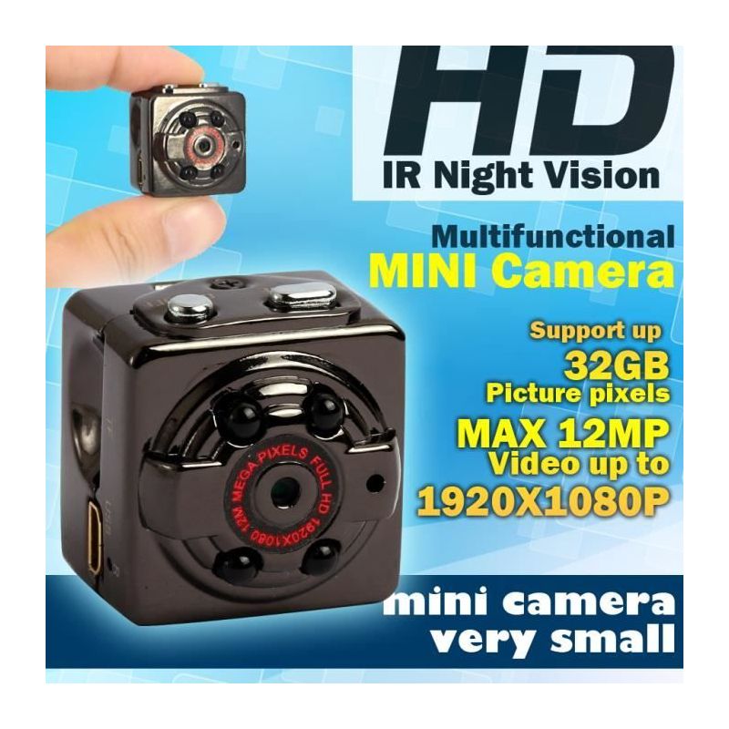 Hd 1080p 720p Sport Spionage-minikamera Espia Dv Sprach-infrarot-videorekorder Digitale Nachtsichtkamera Minikamera