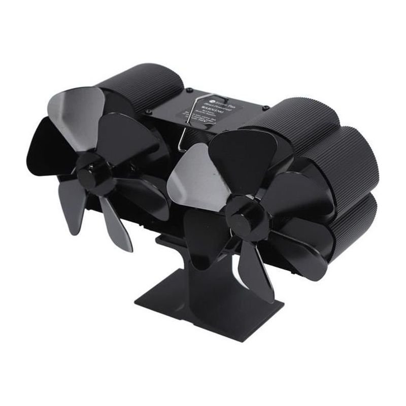 Tmishion Heizkaminventilator, 6-blatt-ofenventilator Mit Heizfunktion