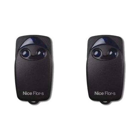 Pack De 2 Télécommandes Nice Flo2r-s Pour Portail Et Porte De Garage-ywey