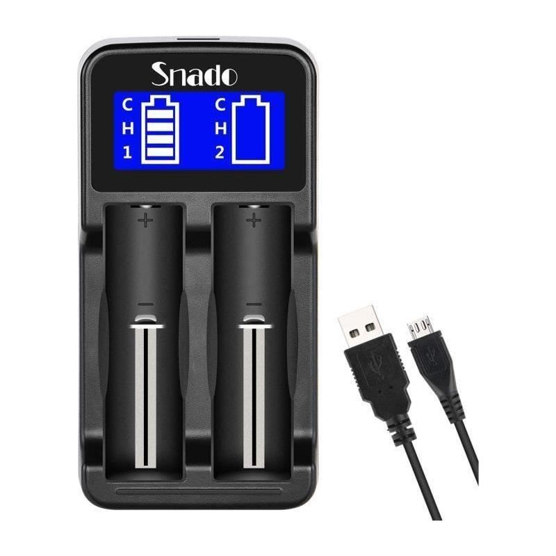 Schnellladegerät Mit Lcd-bildschirm Für Wiederaufladbare Akkus Der Typen A, Aa, Aaa, 18650, 18350, 17670, 17500, 16340, 14500, Yj13072