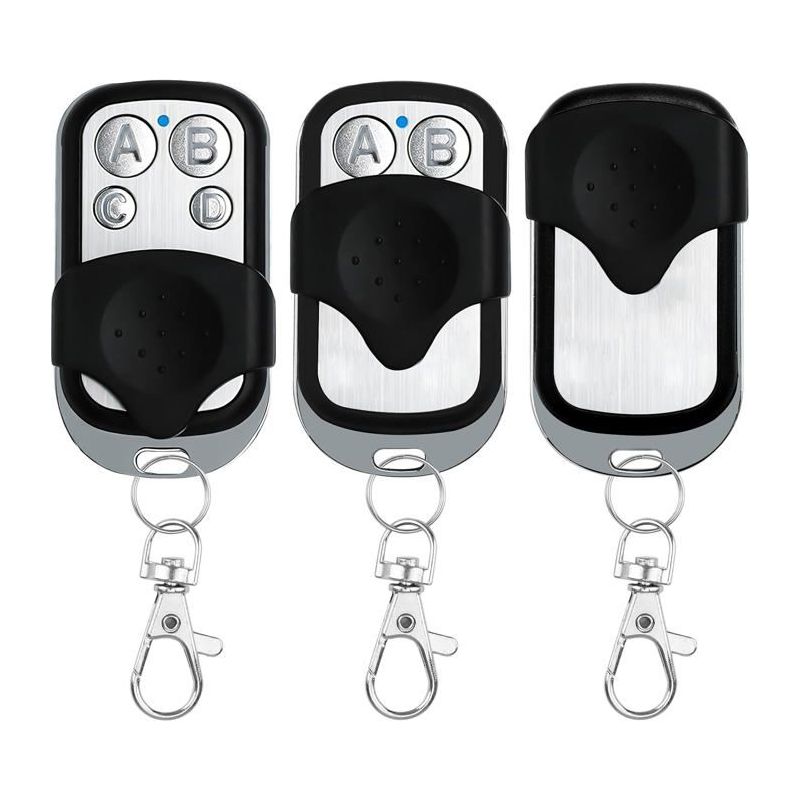 Universelle Torfernbedienung – Modell 2260 – 433,92 Mhz – 4 Tasten – 3er-pack