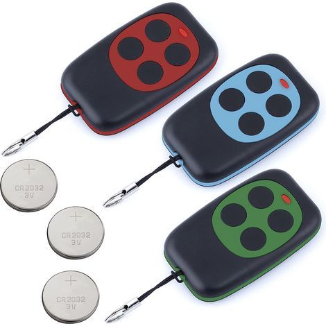 Generic- Télécommande Universelle De Portail Avec Fréquence 433,92 Mhz Pour Portail Automatique À Large Plage. Elégante Télécommande À Code Fixe Programmable, Pile Non Incluse