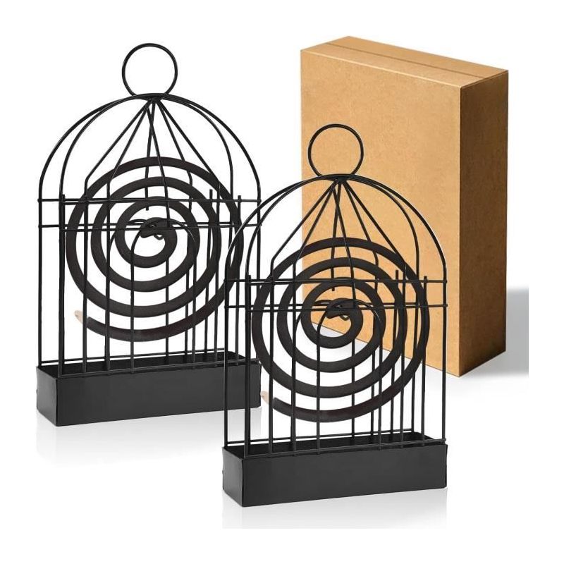 2-teiliger Anti-mücken-spiralhalter, Anti-mücken-spiralhalter Aus Metall, Design Des Anti-mücken-spiralhalters