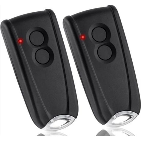 2pcs Émetteur Porte De Garage Pour Ecostar Rsc2 433,92mhz Compatible Avec Ecostar Rsc2-433, Rse2-433, Rsz1-433 Télécommande Portail