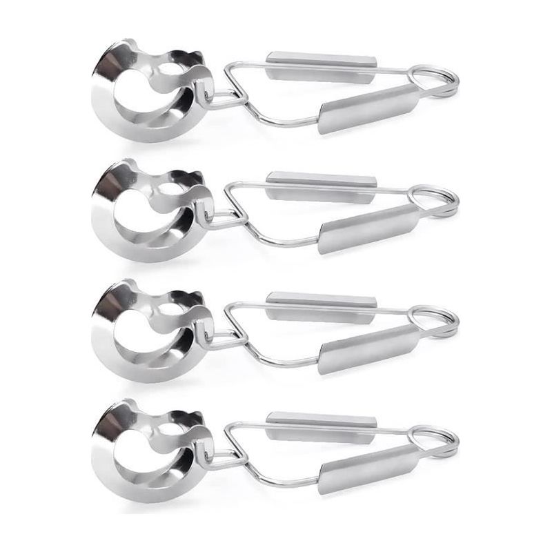 Schneckenzange – Edelstahl – 4-teilig – 16 X 3,5 Cm – Silber – Langlebig Und Rostfrei