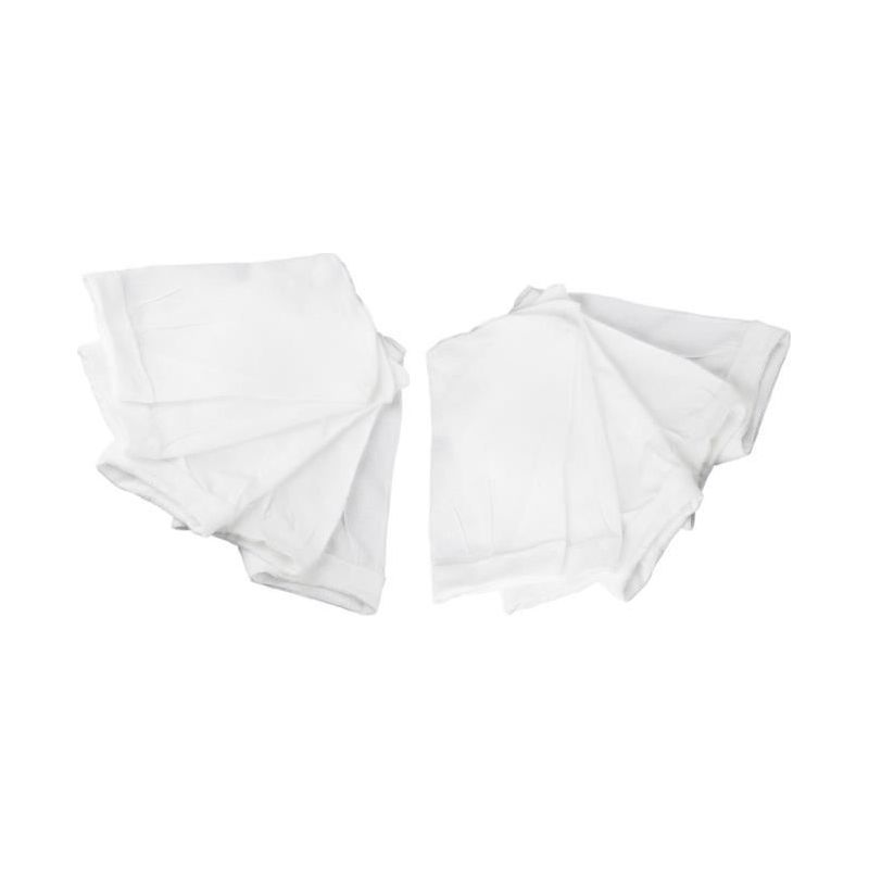 10er-pack Amagogo Skimmerfiltersocken Für Schwimmbäder – Weißes Nylon-schwimmbadzubehör