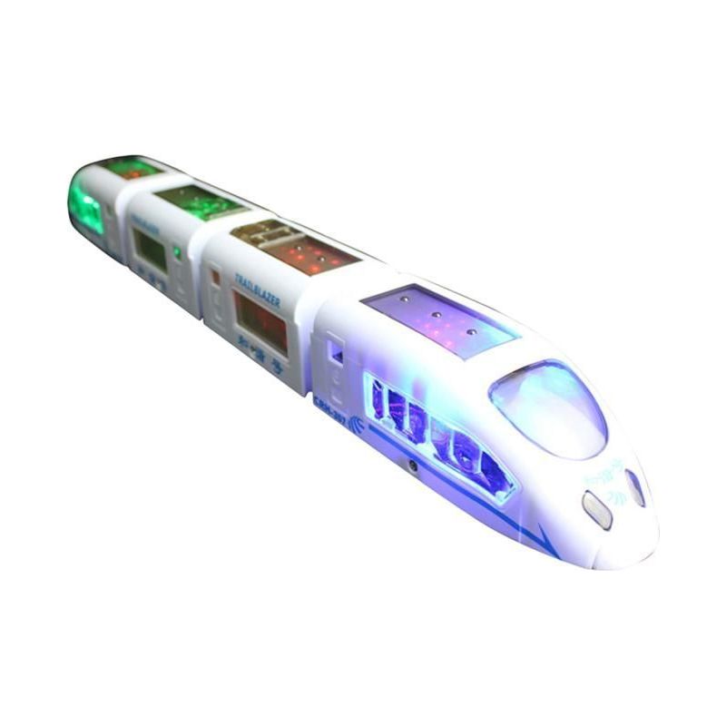 Elektrische Eisenbahn – Gigicial – Interaktives Modell – Led-beleuchtung – Musik – Für Kinder Ab 3 Jahren