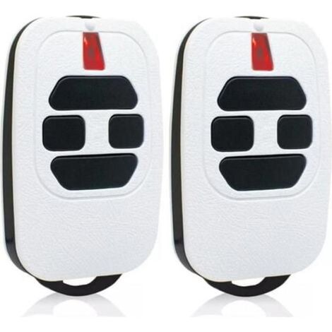 Télécommande Porte De Garage - 433,92 Mhz - Compatible Gt2 Gt4 Mio Tr2 Tr4 R2n - Lot De 2