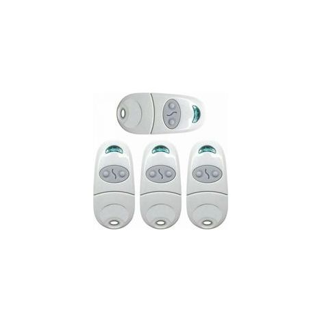 (6,5 X 3 X 1 Cm) 4 X Came Top432na Télécommande Universelle Pour Porte De Garage Pour Moteur De Porte De Garage.