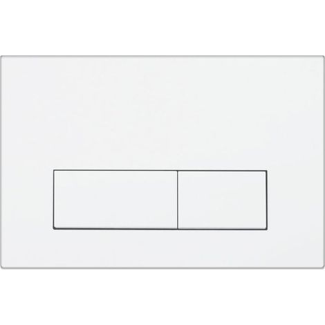 Wc-betätigungsplatte, Kompatibel Mit Geberit Sigma, Up300 Und Up320, Mit Zweimengenspülung, Ausgestattet Mit Einem Set Von Spülhebeln Und Einem Montagerahmen, Abmessungen 245 × 164 Mm (weiß)