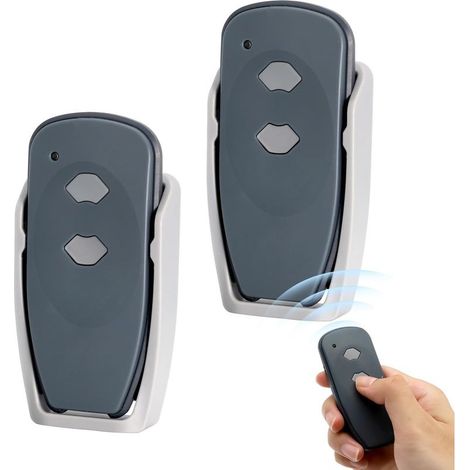 433,42 Mhz Telecommande Pour 1841064, 4 Canaux Telecommande Portail Compatible Avec Motorisation Portail Et Porte De Garage (lot De 3)