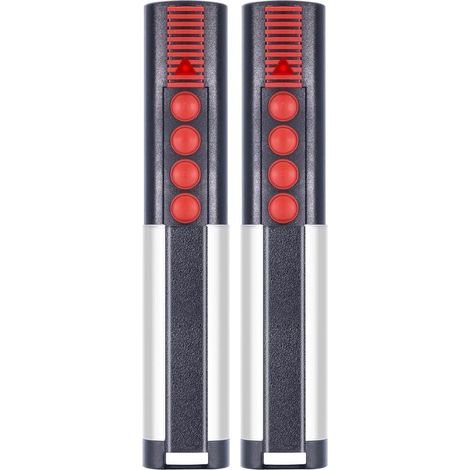Lot De 2 Télécommandes Sans Fil Pour Porte De Garage 434,42 Mhz Compatible Avec Télécommande 4014 Tx03-434-2, 4022 Tx03-434-2, 4013 Tx02-434-4-xp 4 Canaux