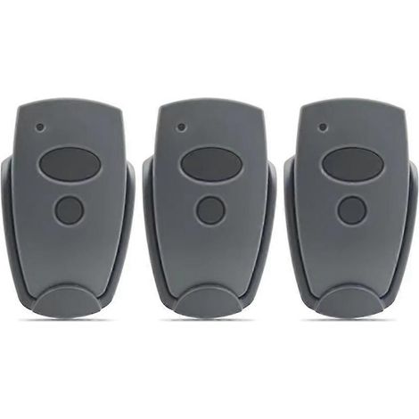 Trois Émetteurs Portatifs Pour Porte De Garage, 868,3 Mhz, Compatibles Avec D302-868, D304-868, D384-868, D321-868 Et D323-868.