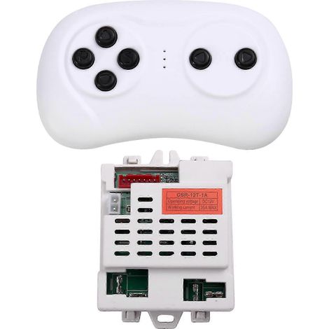 Télécommande Csr-12t-1a Pour Véhicule Électrique Enfant, Compatible Avec Les Pièces De Rechange Pour Véhicules Électriques Enfant.
