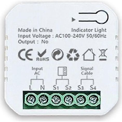 Contrôleur De Portail Battant/coulissant Motorisé Tuya Smart Life Zigbee À Contact Sec Et Commande Vocale.