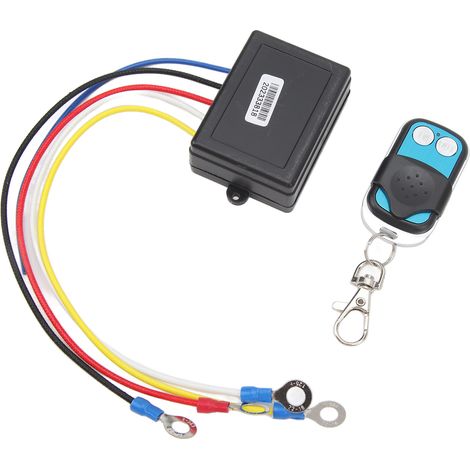 Kit De Télécommande Sans Fil Pour Treuil, 12 V/24 V Cc, Portée De 15 M, Haute Sensibilité, Compatible Avec Voitures, Quads, Camions Et Suv.