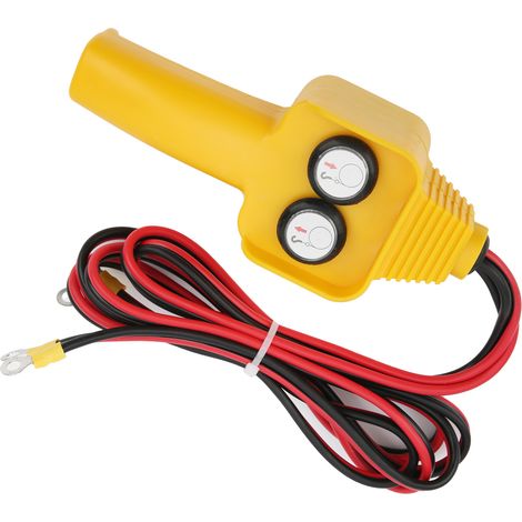 Télécommande Filaire Pour Treuil 12v, Bouton Poussoir Style Manette, Compatible Treuil 1500-5000 Lbs