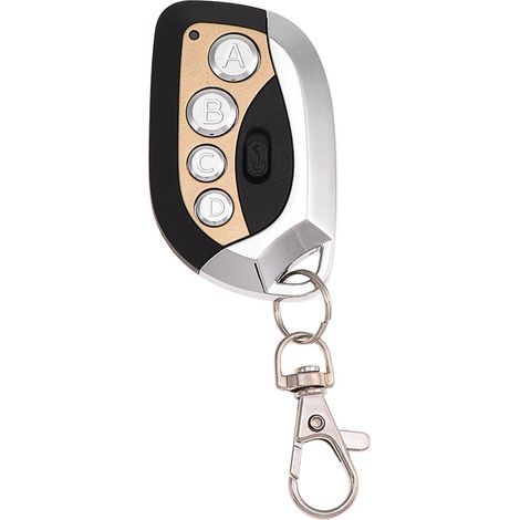Télécommande Universelle De Porte De Garage 433,92mhz, Duplicateur Électrique De Clé De Portail, Boîtier Doré