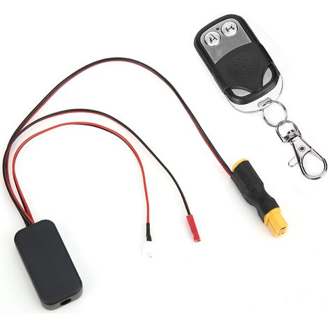 Télécommande De Treuil Pour Voiture Rc 1/10 Scx10 D90 D110 Tf2 Trx4 Km2, Accessoire Avec Fiche Xt60c