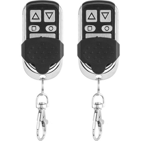 Lot De 2 Télécommandes Universelles Sans Fil Kb109 À 4 Boutons, Copie De Code, Pour Portail Porte Garage