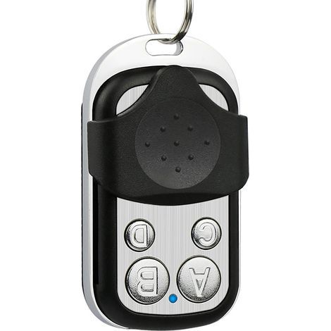 Télécommande Métallique 4 Boutons 433mhz Pour Portail De Garage, Clé Mini Sans Fil Pour Véhicules Électriques Et Automobiles
