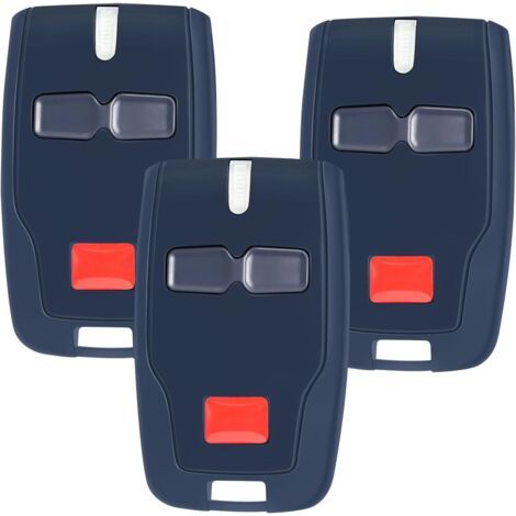 Télécommande Portail, Lot De 3 Télécommandes Pour Mitto2 - Mitto2 M 2 Canaux 433 Mhz Rolling Code Pour Portails Automatiques