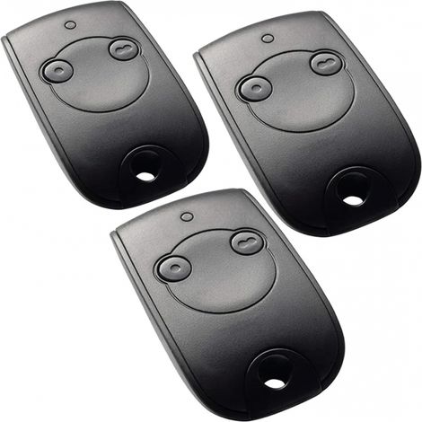 3 Pour- Telecommande Ns 2 Canaux 433.92mhz Pour Contrôler 2 Moteurs Pour Portails Et Portes De Garage