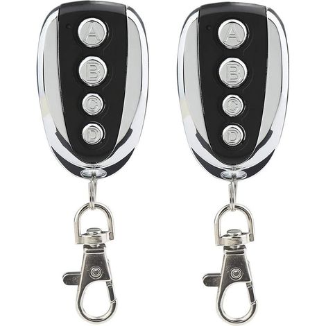Lot De Télécommandes Universelles Pour Porte Garage Et Portail Mhz Avec Quatre Canaux - Remplacement 2 433,9 543413（mm）