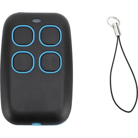 Lot De 4 Télécommandes Sans Fil Pour Porte De Garage Automatique (bande Complète 250-913 Mhz), Compatibles Avec Les Portes À Enroulement Et Les Portes Automatisées (bleu).