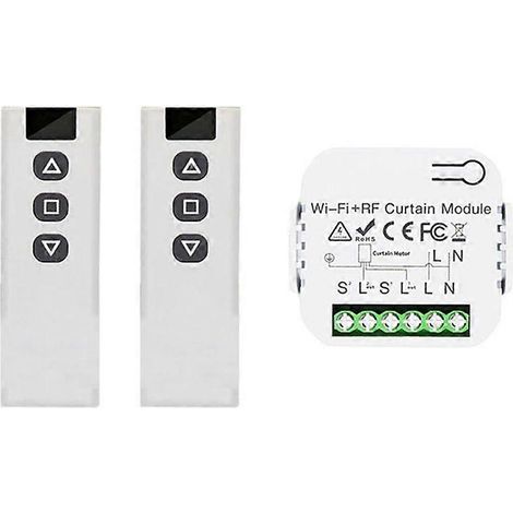 Tuya Intelligent Life Blind Rideau Interrupteur Pour Électrique Rouleau Shutter 2rc