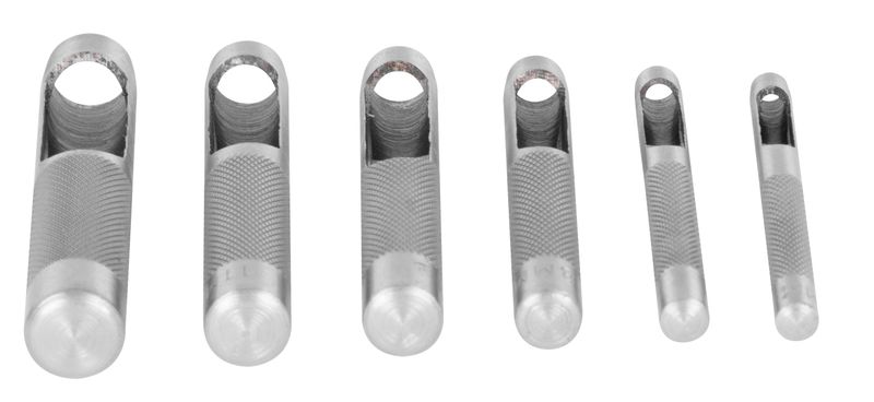 Locheisen-satz Strend Pro, 6-teilig, Nr. 5,6,8,10,11,12,5 Mm