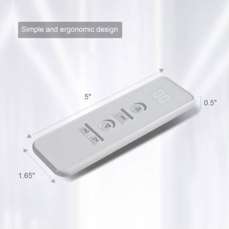 Télécommande Sans Fil Ac123-16 À 16 Canaux Rf433.92 Pour Stores Électriques