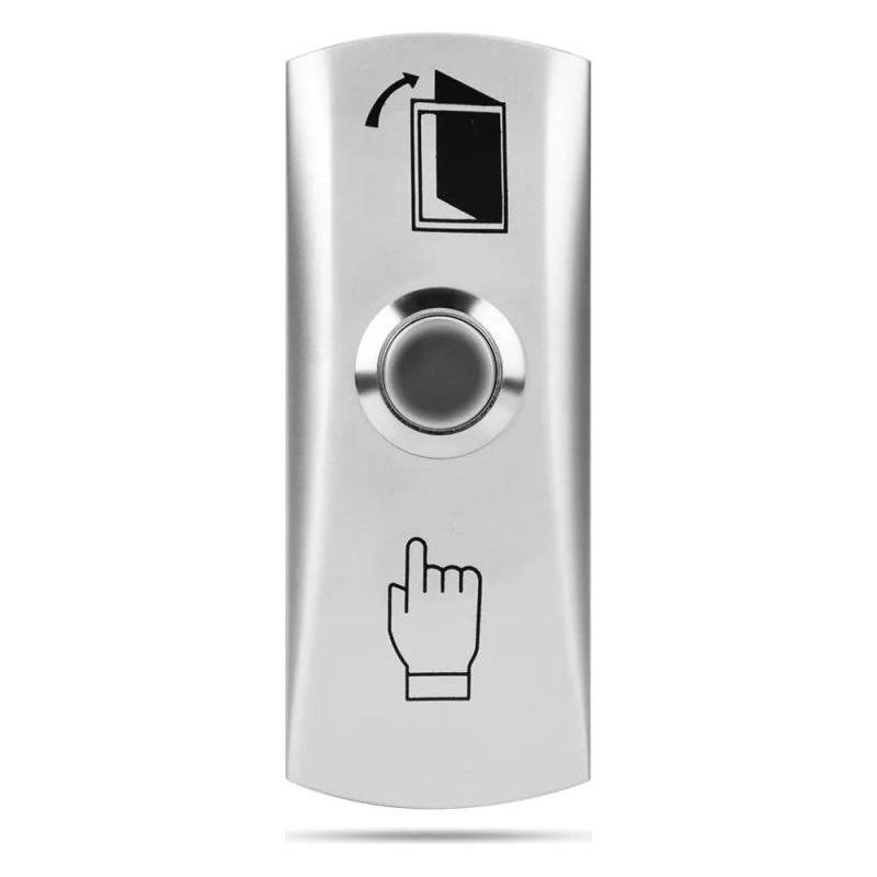 Irovami Edelstahl-zutrittskontrollschalter – Ip65 Wasserdicht, Türöffner, Selbstrückstellung, Ac/dc 12–24 V – Ideal Für Tore, Garagen Und Den Außenbereich