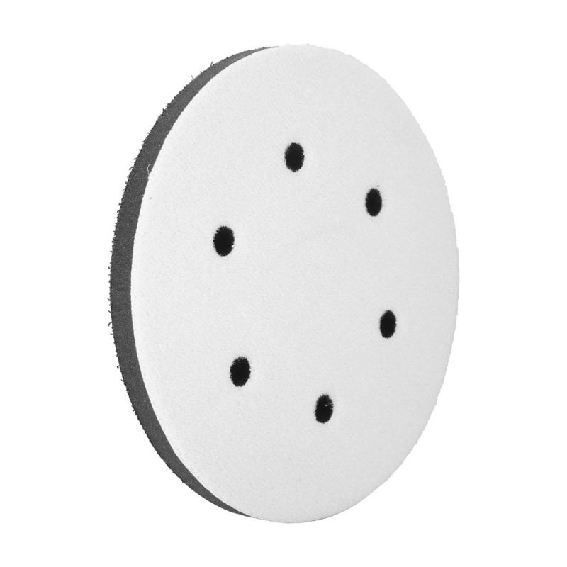 Irovami 150 Mm Durchmesser Weicher Schwamm-zwischenteller Für Schleifpads (6 Löcher)