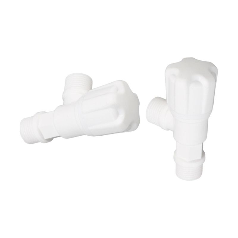 Irovami Set Mit 2 3-wege-umstellventilen Aus Kunststoff, G1/2 Außengewinde, Für Badezimmer, Badewannen Und Küchen