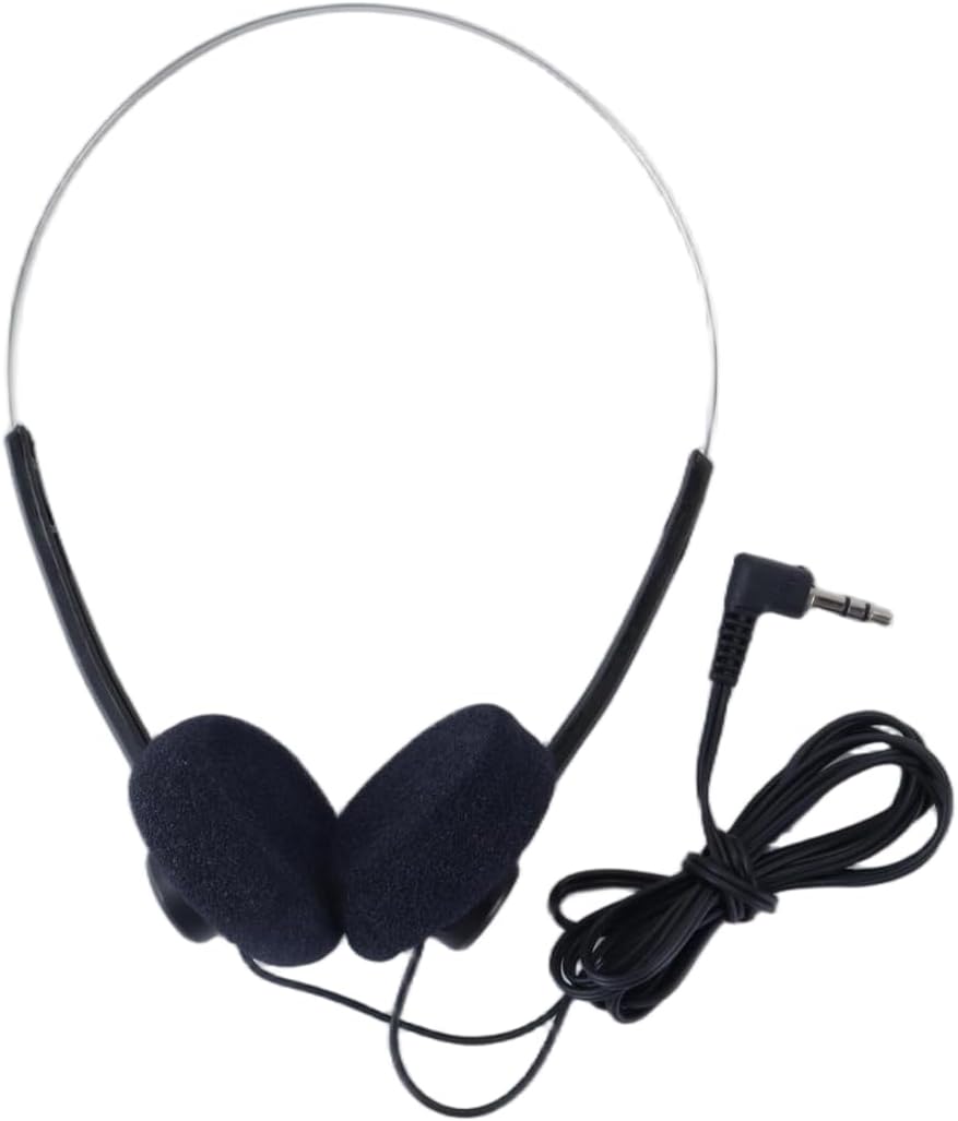 Retro-kopfhörer In Schwarz, Leichte Hi-fi-stereo-mini-kopfhörer Mit Kabel, Kompatibel Mit Den Meisten Mobiltelefonen Und Wiedergabegeräten