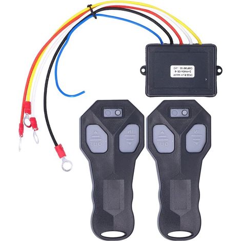 Télécommande Sans Fil Pour Treuil, Lot De 2, 434 Mhz, 12 V, Pièce De Rechange Pour Camion Et Vtt, Usage Universel