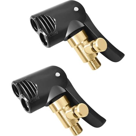 Kit De 2 Embouts De Gonflage Pour Vélo Plastique Haute Qualité Et Laiton Valve Rapide Pour Gonflage Et Dégonflage Compatible Avec Plusieurs Véhicules