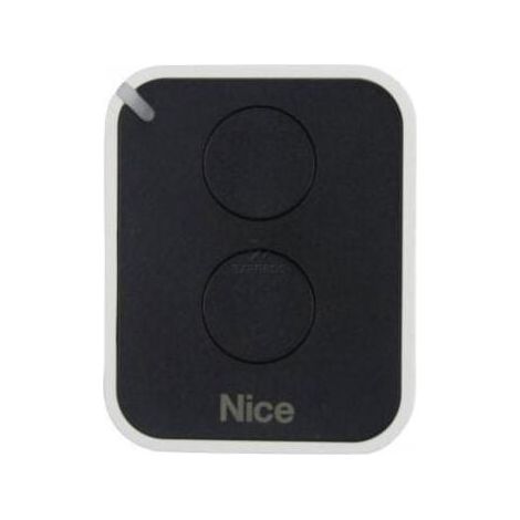 Nice – Télécommande Émetteur Mural 2 Canaux 433,92 Mhz – Portée 200 M – Alimentation Cr2032 – Compatible Avec Récepteurs On2e