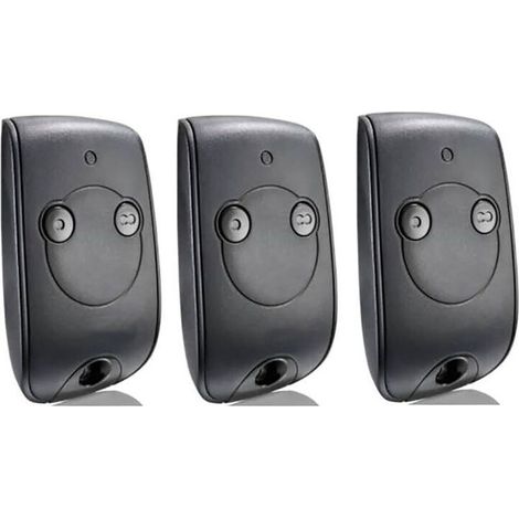 Compatible Somfy 1841026 - Télécommande Keytis Rts 2 Canaux Pour Contrôler 2 Moteurs Rts De Portails Et Portes De Garage (lot De 3)