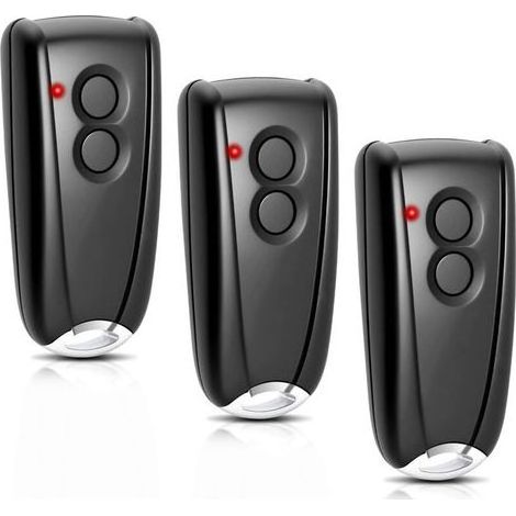 Dbbegk Télécommande De Porte De Garage 433,92 Mhz Pour Ecostar Rsc2433, Rse2433, Rsz1433, Avec Base Métallique, 3 Boutons Pour Horma Ecostar Liftroic 500700800 Pour Portroic D2500d5000s4000