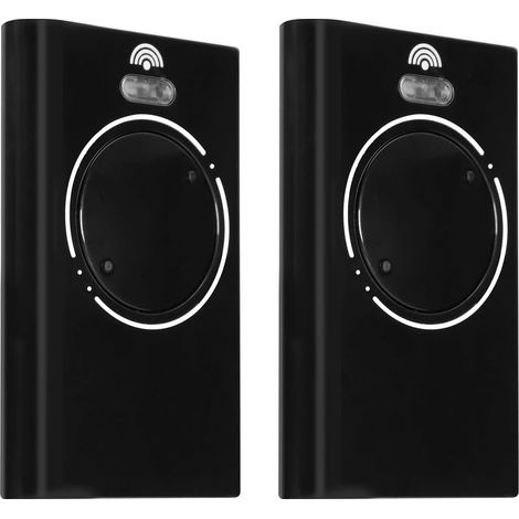 2er-pack Garagentor-fernbedienung 868 Mhz, 2-kanal-fernbedienung Kompatibel Mit Xt4 868 Slh Lr, Xt4 868 Slh, Xt2 868 Slh Lr, Xt2 868 Slh (schwarz)