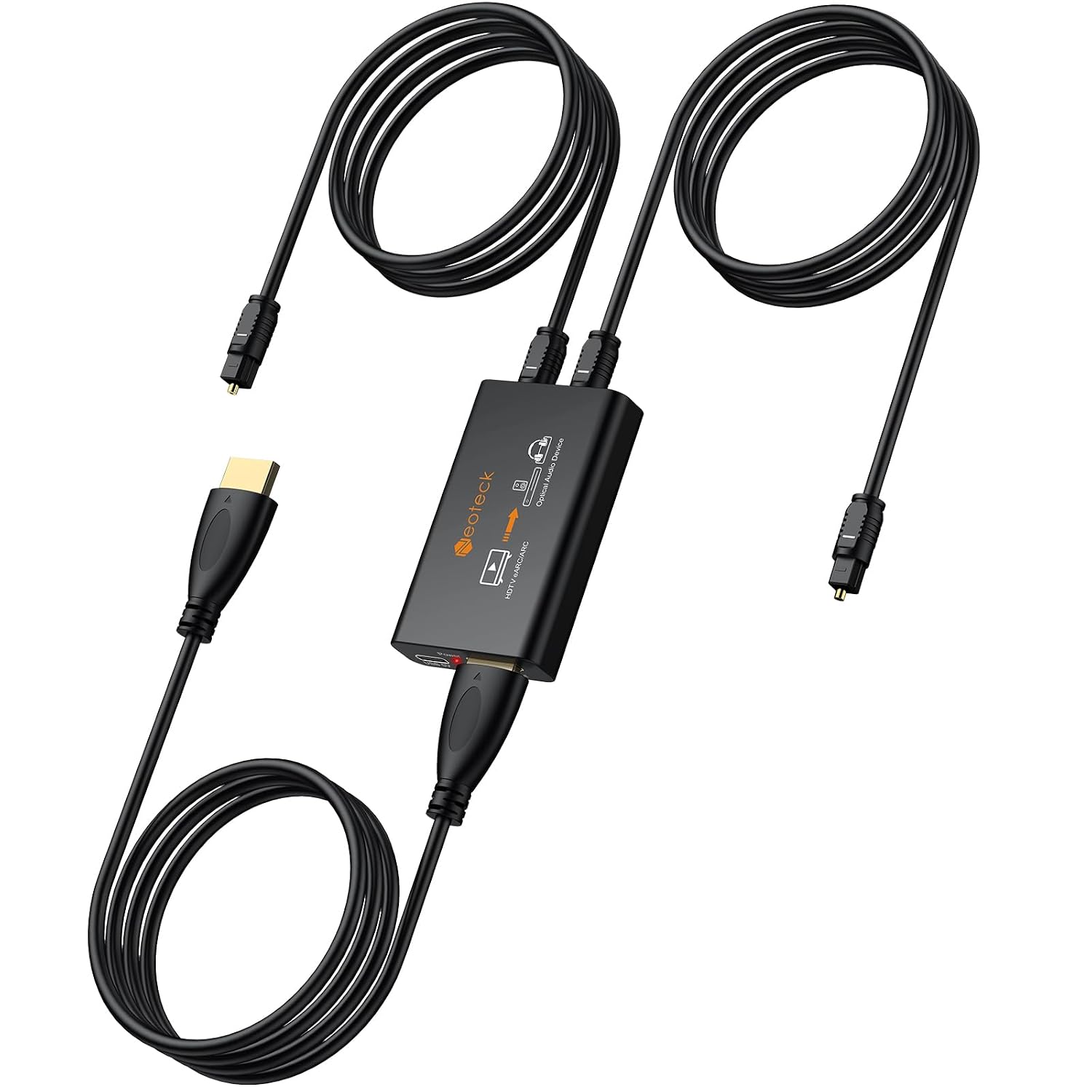 Earc Audio Extractor Hdmi Arc Adapter Konverter Hdmi Arc Zu Optisch - Dual Optical Output Tv Audio Splitter Für Soundbar Kopfhörer Heimkino Verstärker 192khz Verlustfrei