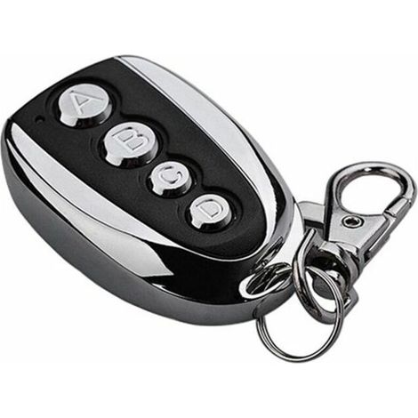 Télécommande Universelle - 433 Mhz - Auto-apprenant - Portée Jusqu'à 100 M - Pour Portails Coulissants Et Portes De Garage - Lot De 2