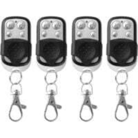 Télécommande Universelle - Cloner 433,92 Mhz - Pour Portail Et Porte De Garage - 4 Pièces